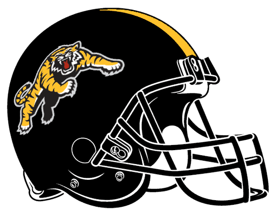 Hamilton Tiger-Cats 2005-Pres Helmet Logo vinyl decal